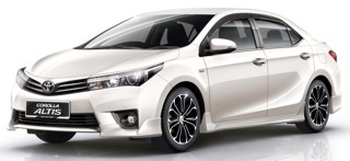 Krabi All Seasons Car Rent offers Competitive Prices Toyota Altis